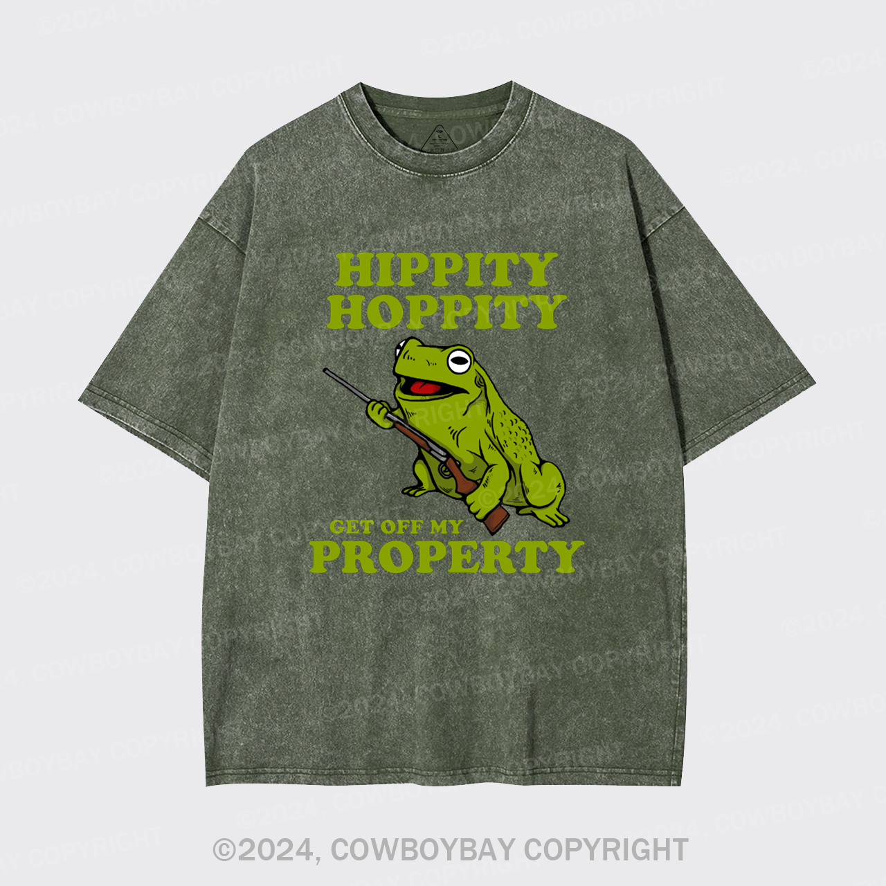 Hippity Hoppity Get Off My Property Garment-dye Tees