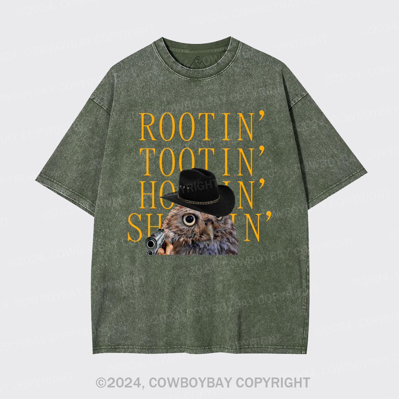 Rootin' Tootin' Hootin' Shootin' Garment-dye Tees