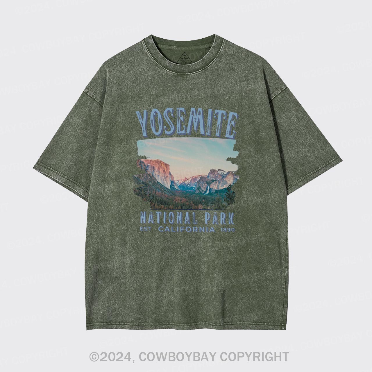 Yosemite National Park California Garment-dye Tees