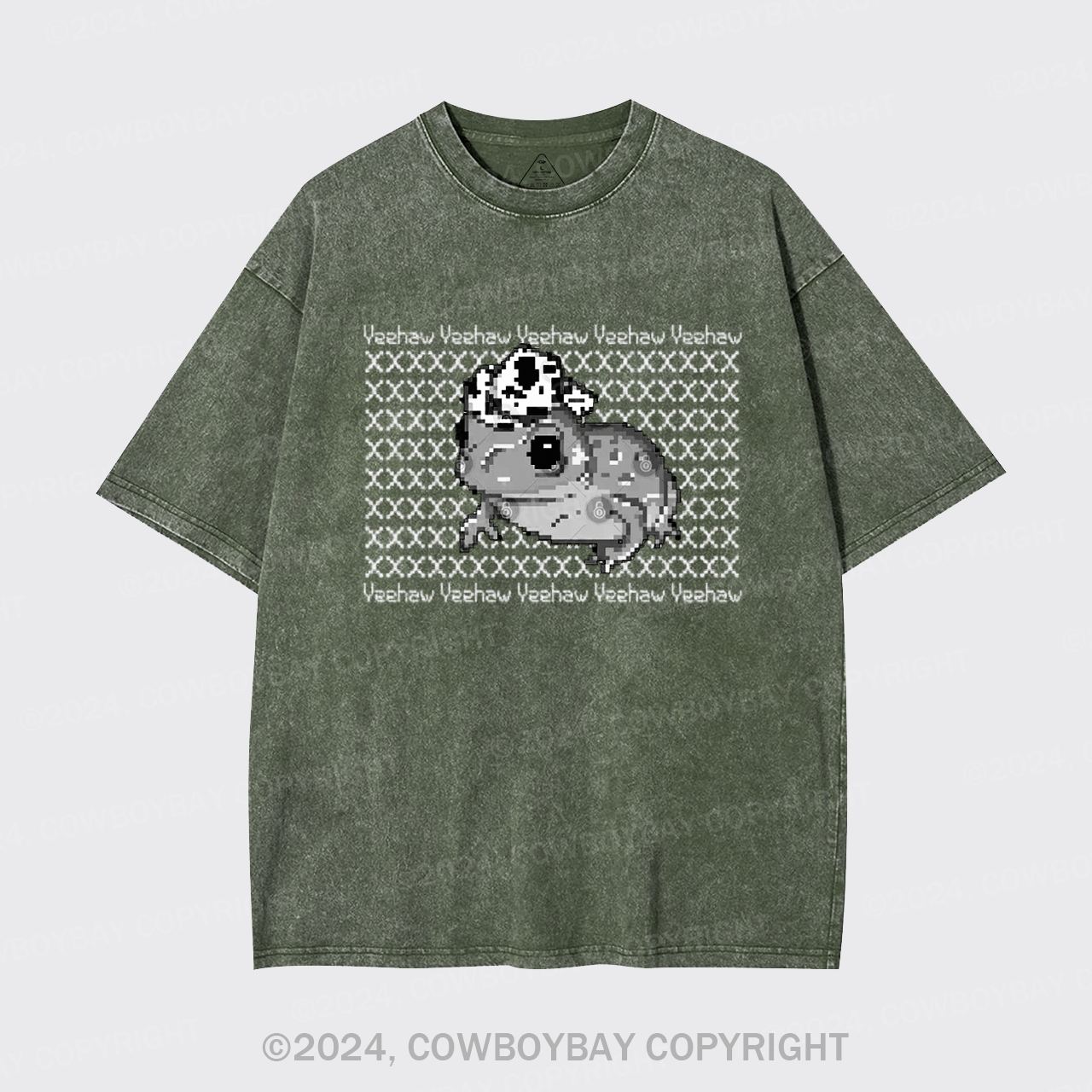 Yeehaw Frog Garment-dye Tees