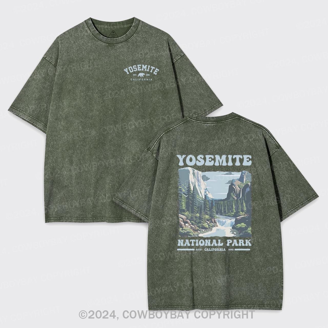 California National Park Garment-dye Tees
