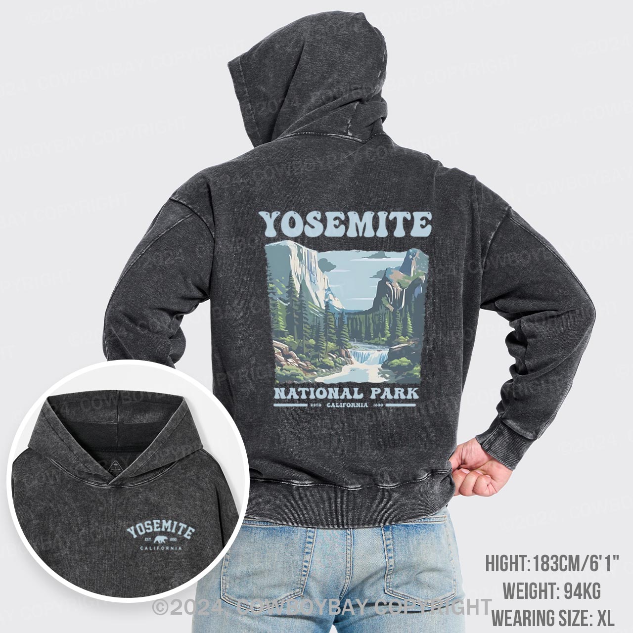 California National Park Garment-Dye Hoodies