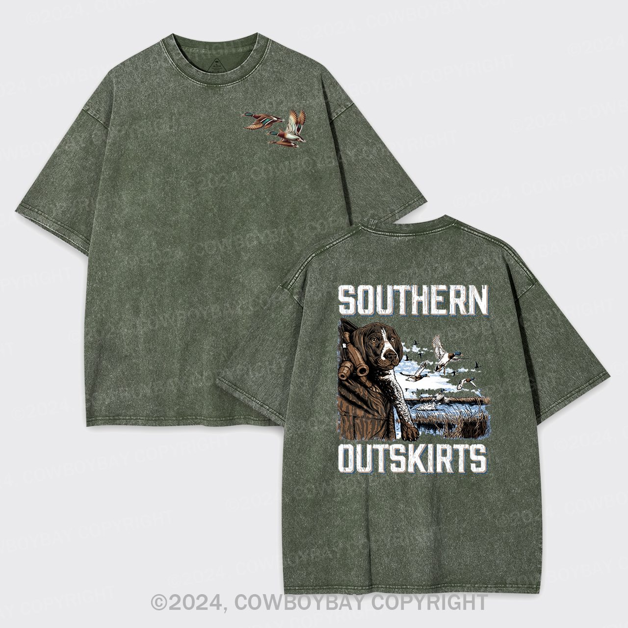 Southern Outskirts Garment-dye Tees