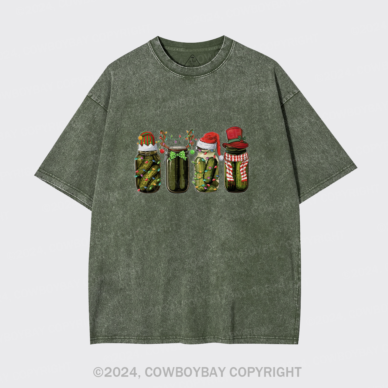 Christmas Pickle Garment-dye Tees
