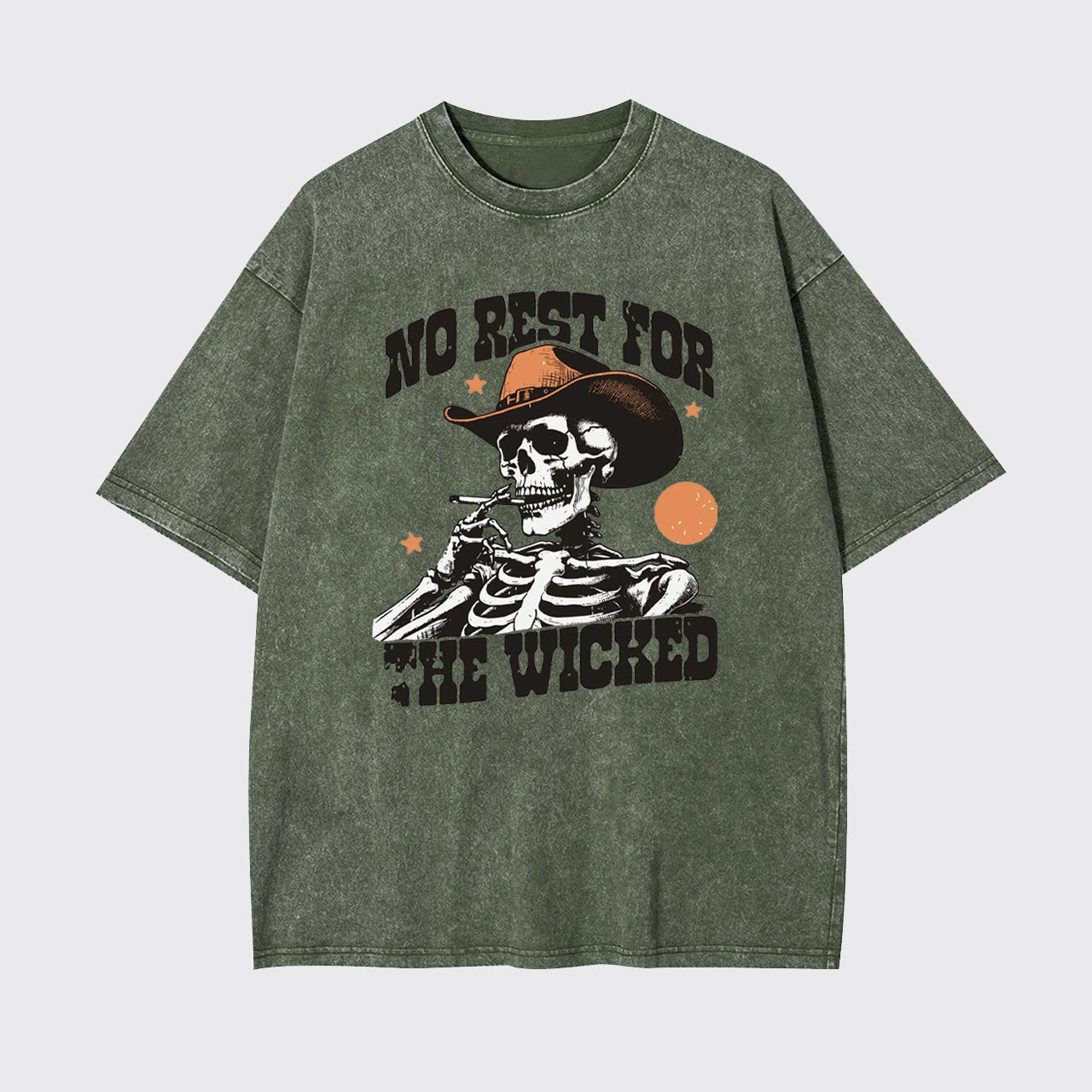 No Rest For The Wicked Garment-dye Tees