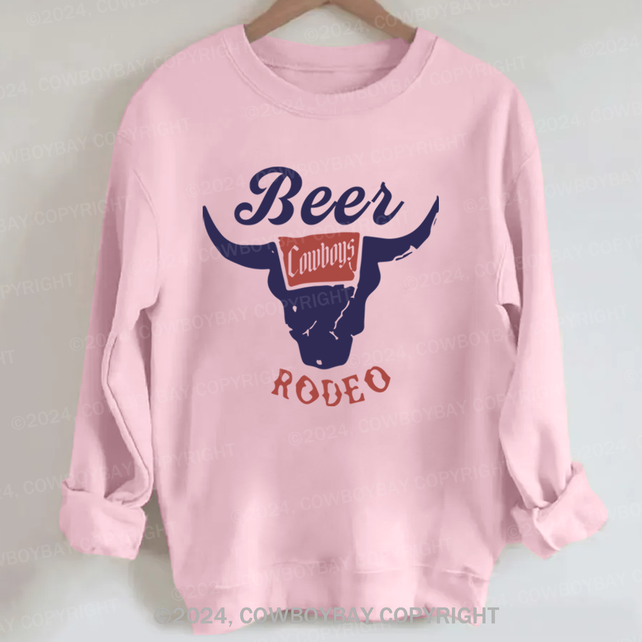 Retro Beer Rodeo Inspired Sweatshirt