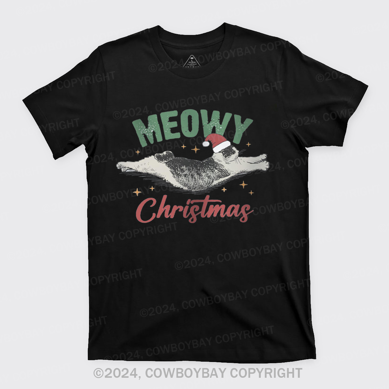 Funny Meowy Christmas T-Shirts