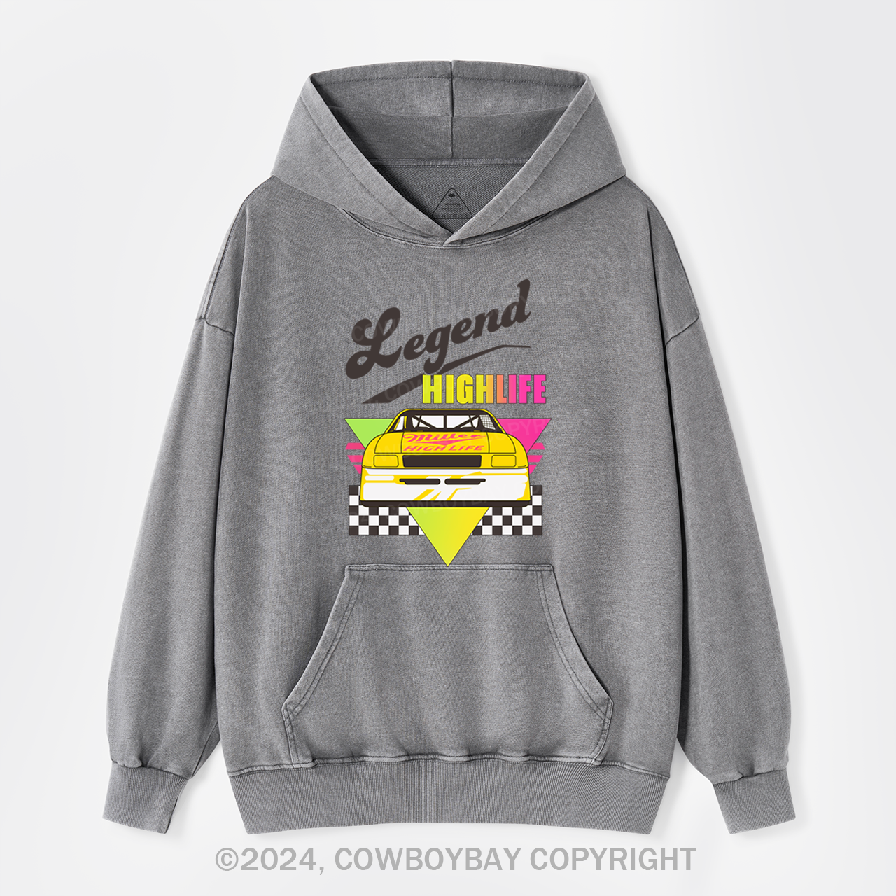 The Colorful Beers Life Garment-Dye Hoodies