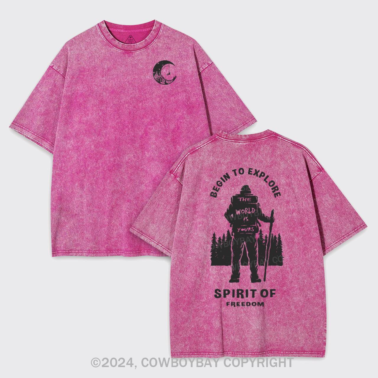 Climber's Sky Garment-dye Tees