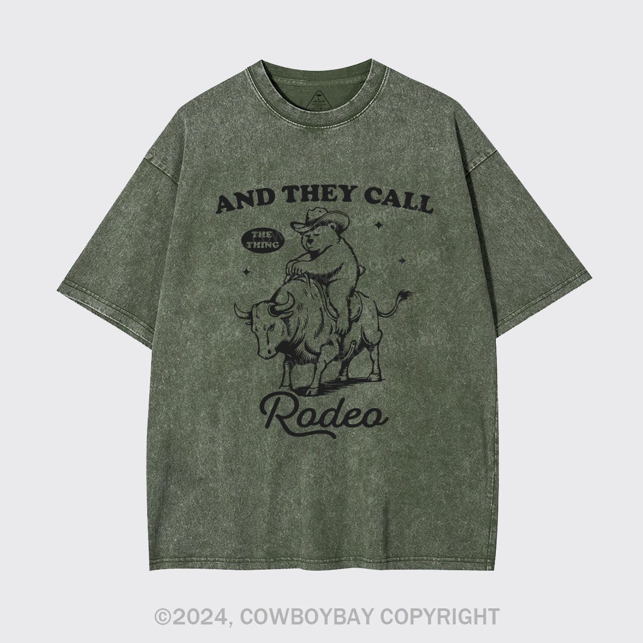 They Call The Thing Rodeo Garment-dye Tees
