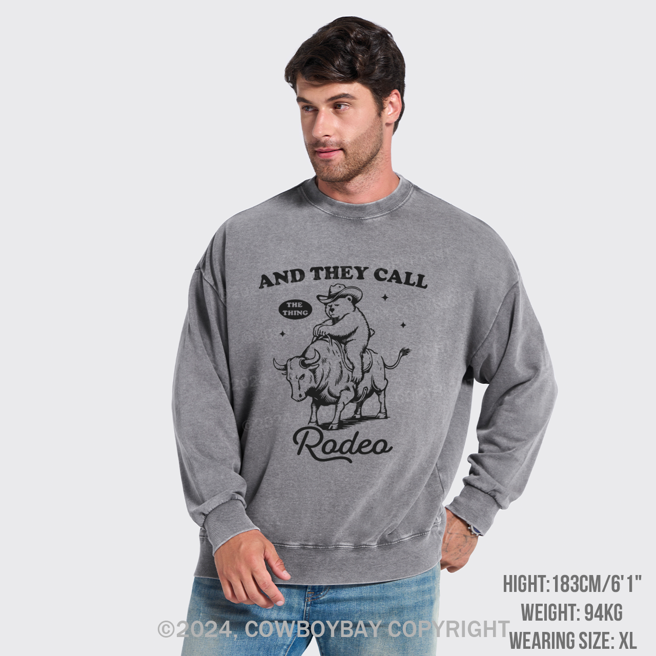 They Call The Thing Rodeo Washed Sweatshirts