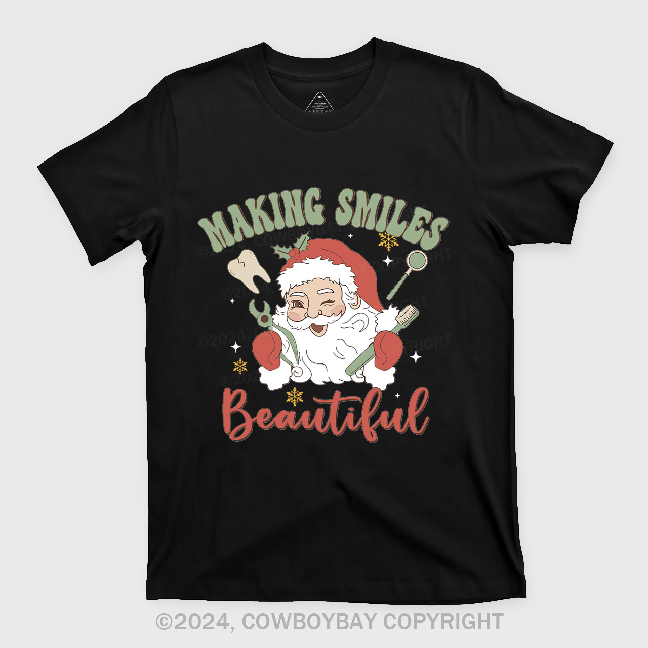 Making Smiles Santa Teeth Beautiful T-Shirts