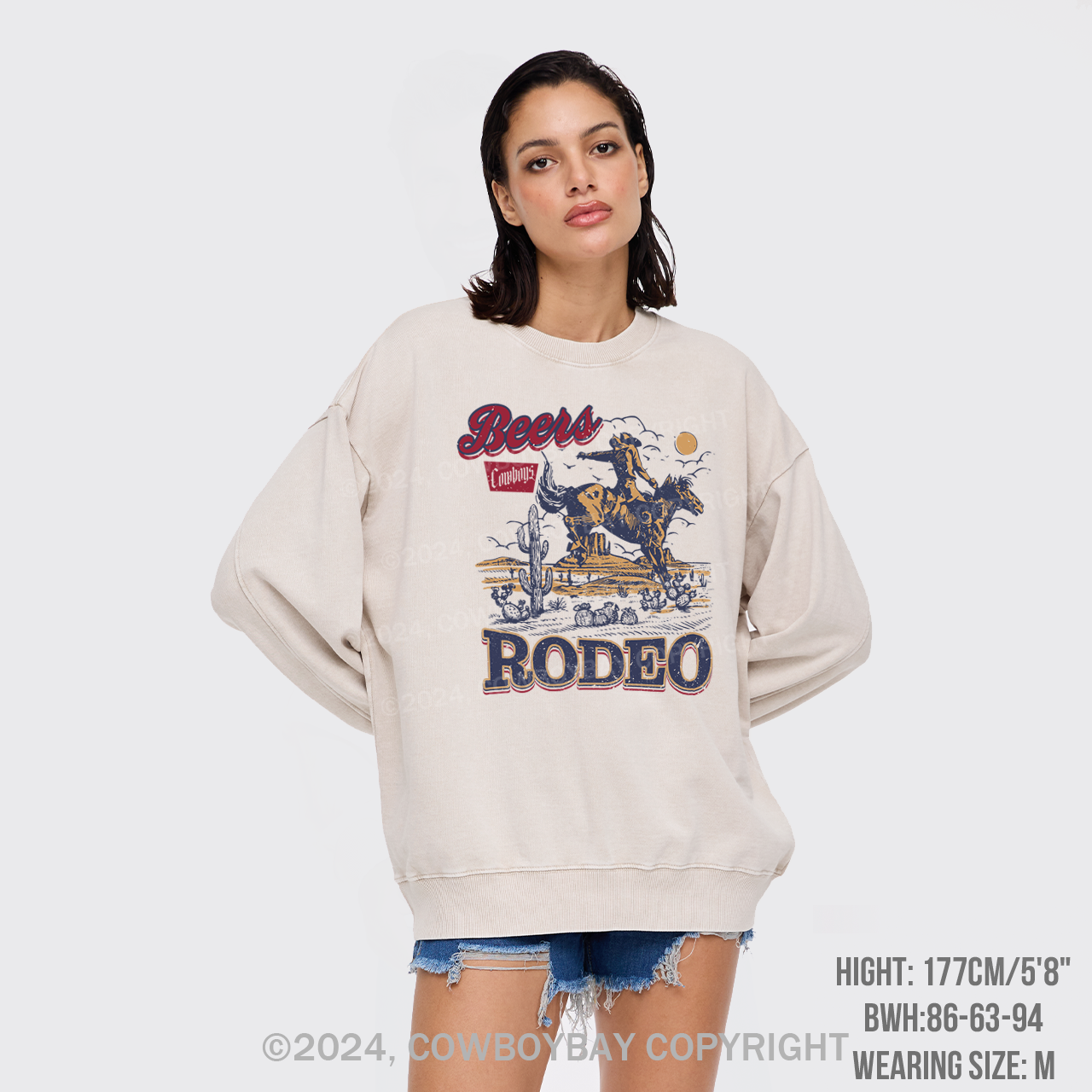The Rodeo Of Cowboy Washed Sweatshirts