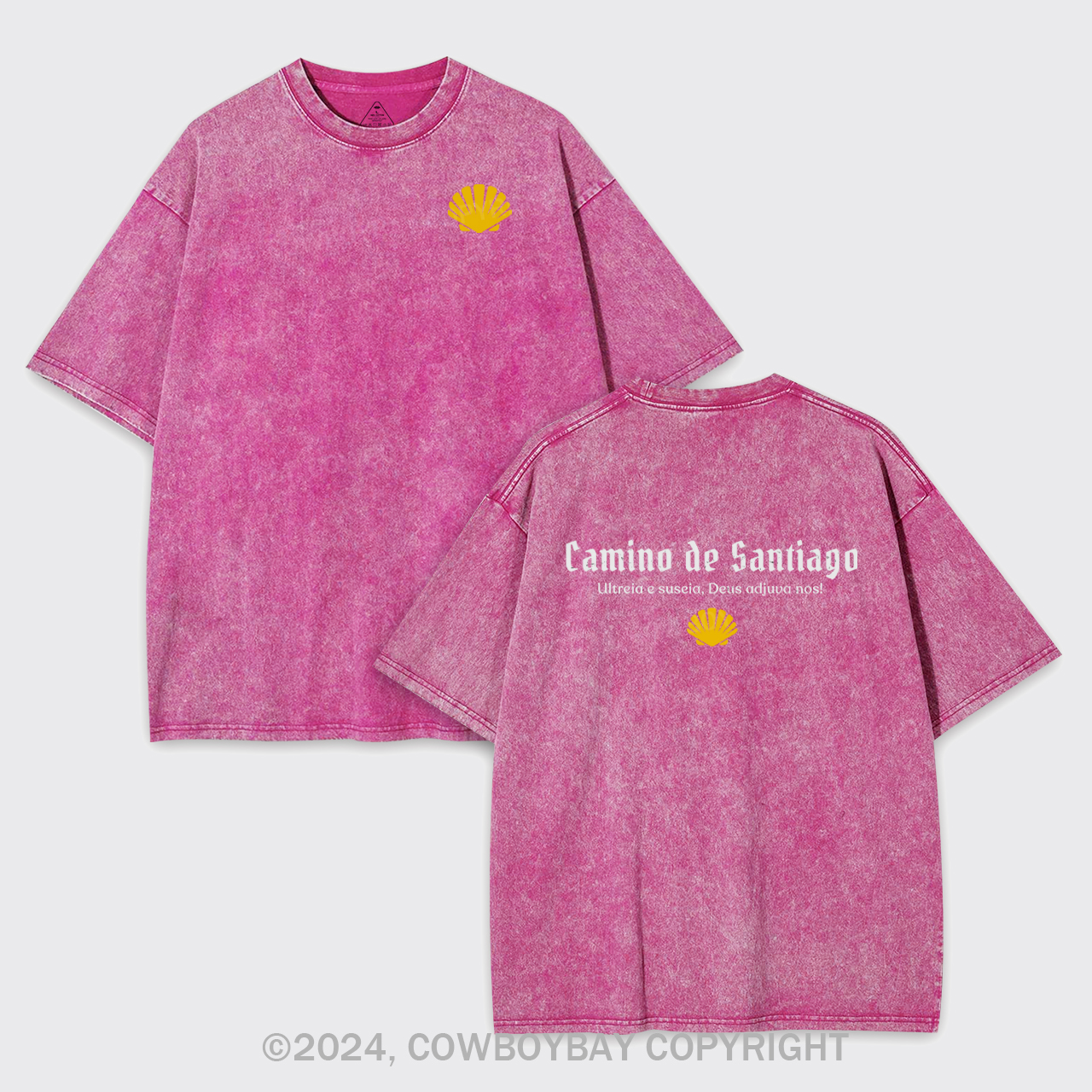 Camino De Santiago arment-dye Tees
