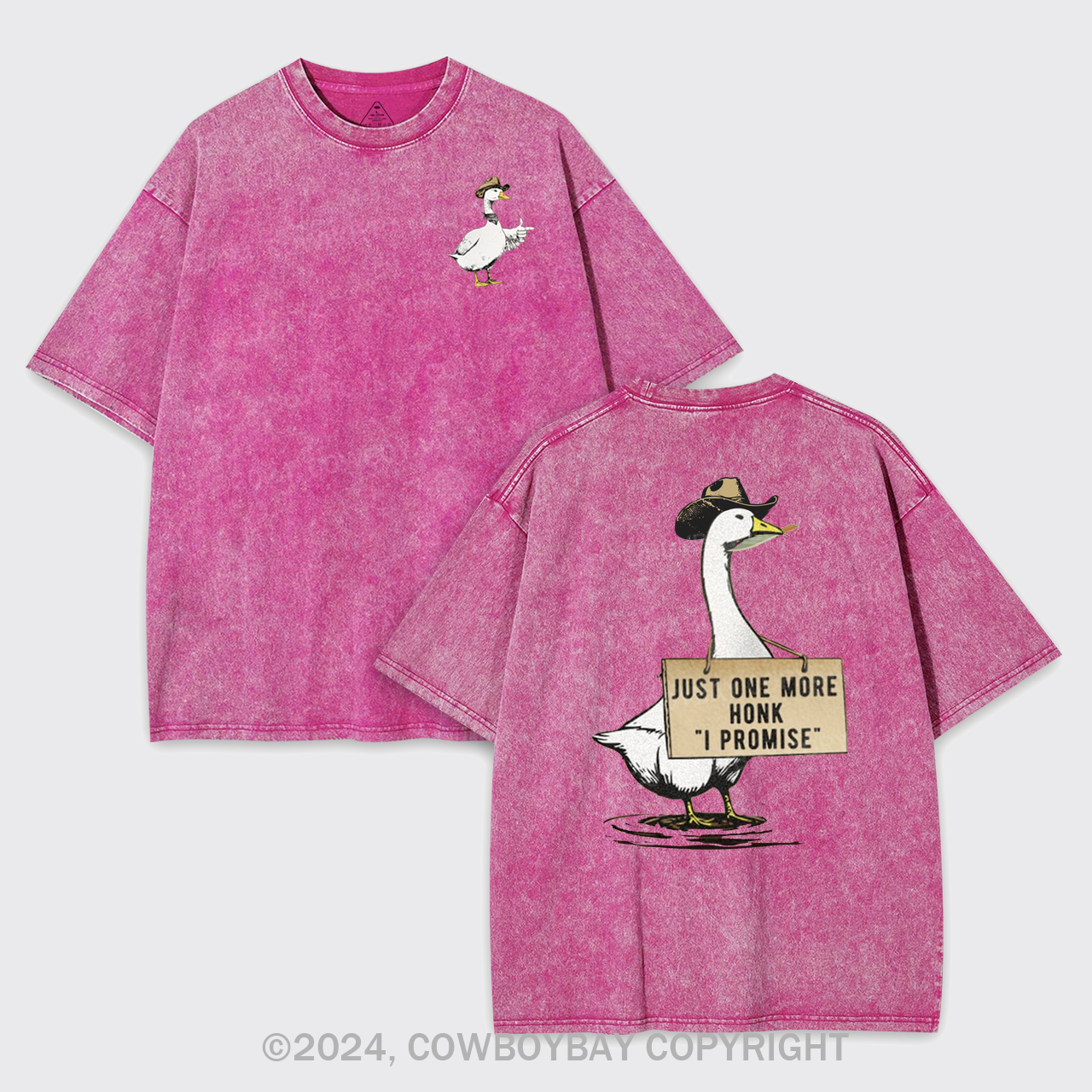 Cowboy Goose Garment-dye Tees
