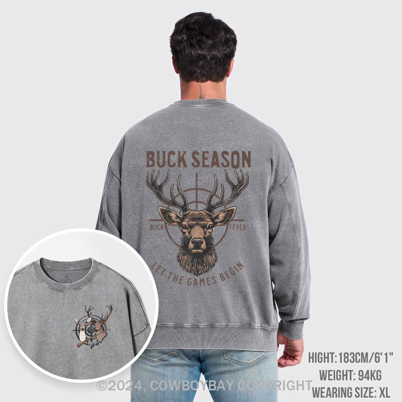 Fill The Freezer Season Washed Sweatshirts