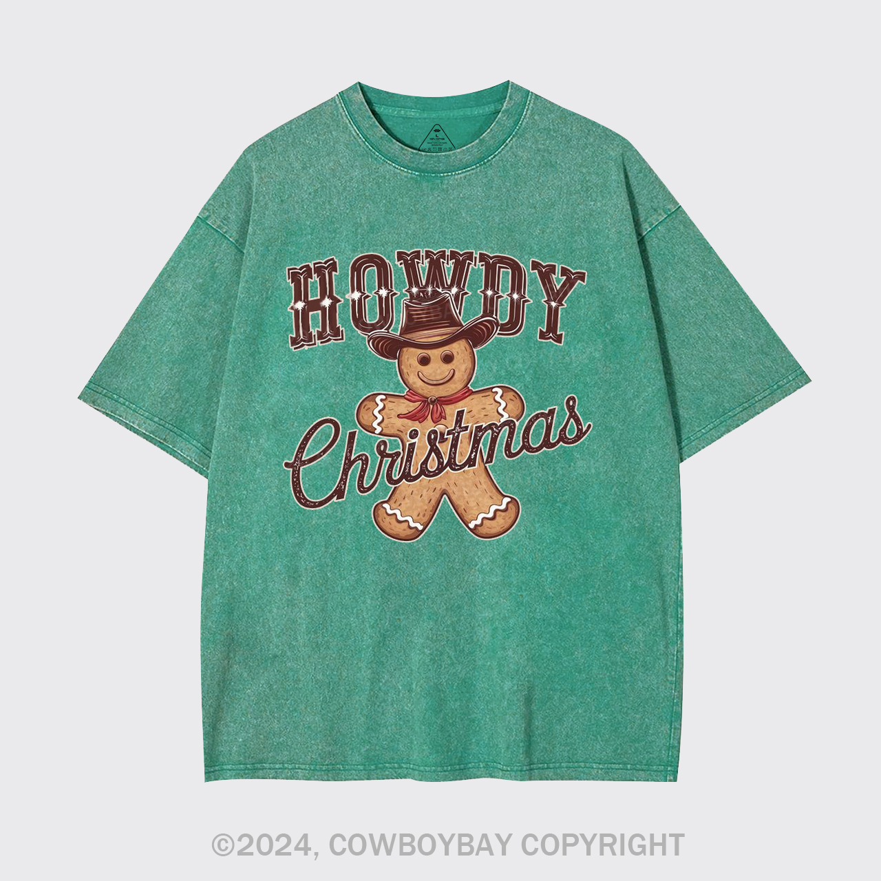 Howdy Christmas Garment-dye Tees