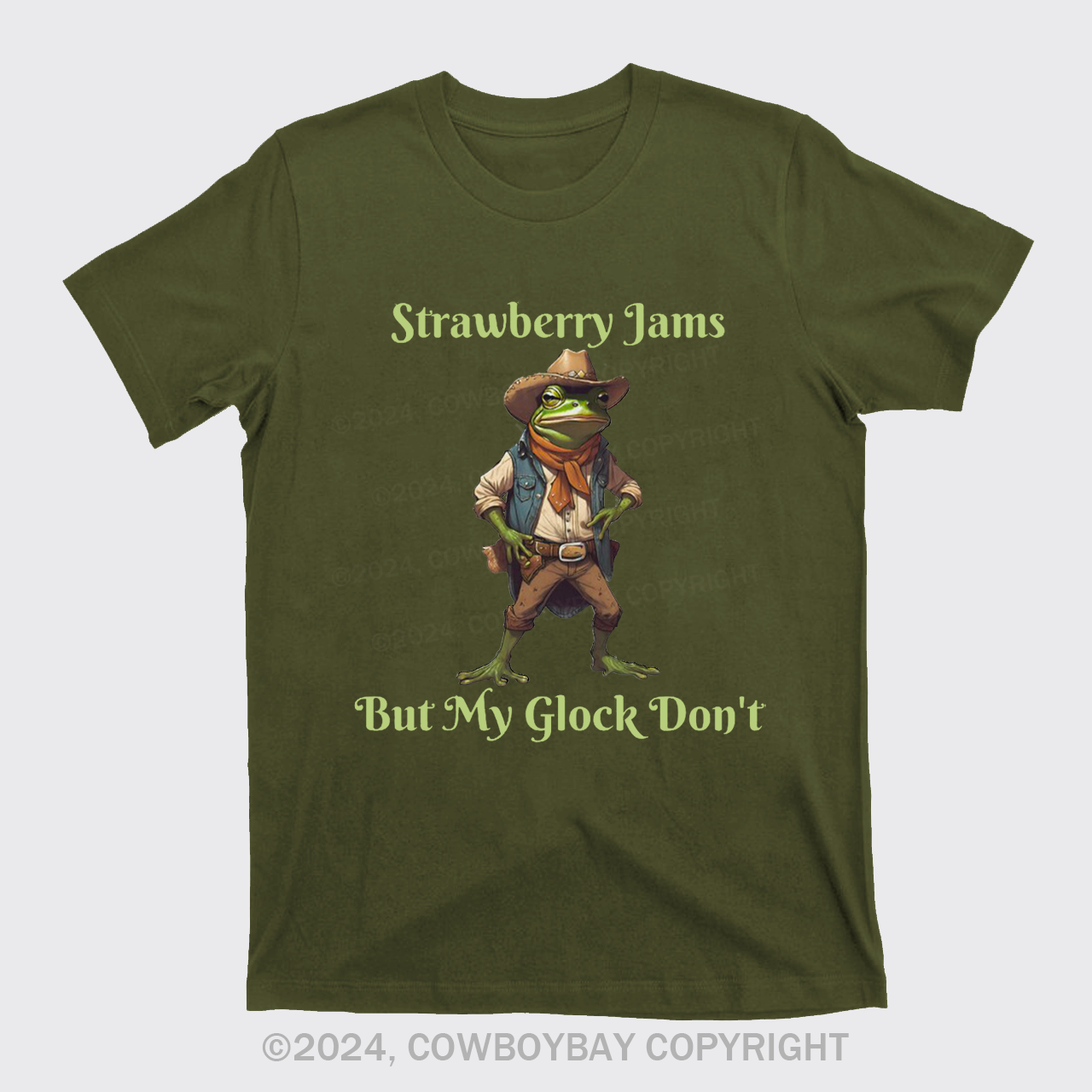 Strawberry Jams But My Glock Don't T-Shirts