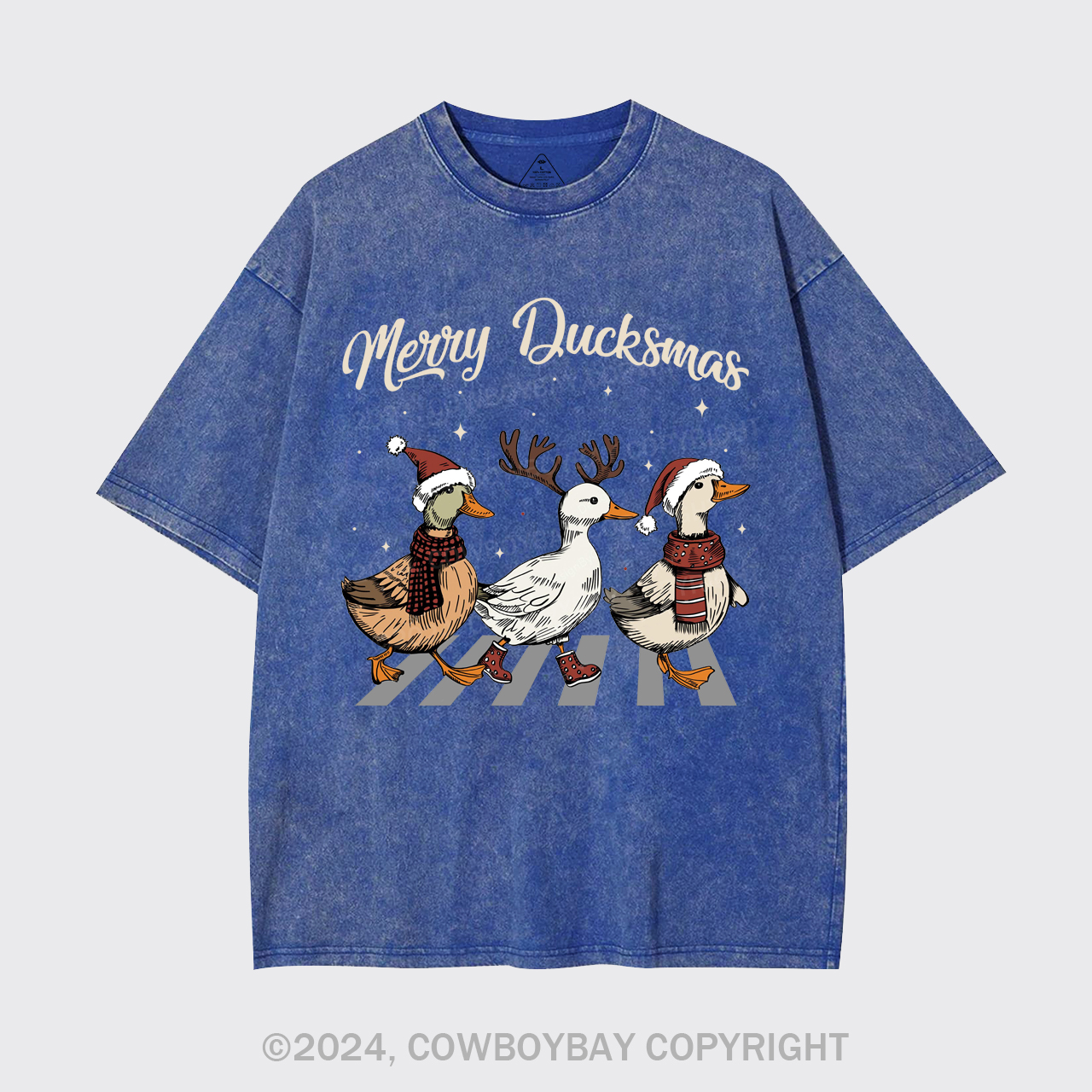 Merry Ducksmas Garment-dye Tees