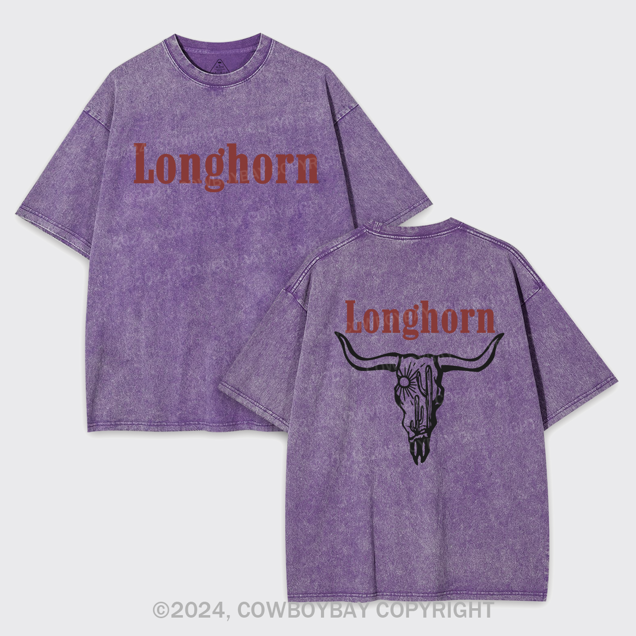 Longhorns And Cowboy Killers Garment-dye Tees