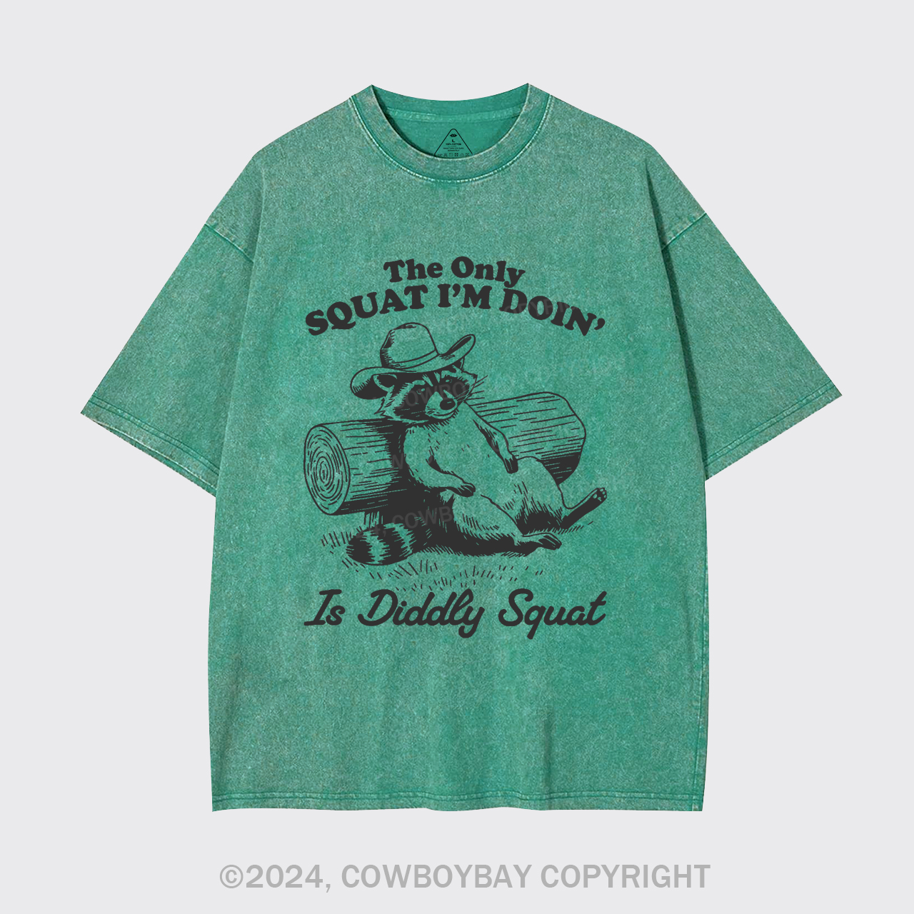 The Only Squat I'm Doing' Is Diddly Squat Garment-dye Tees