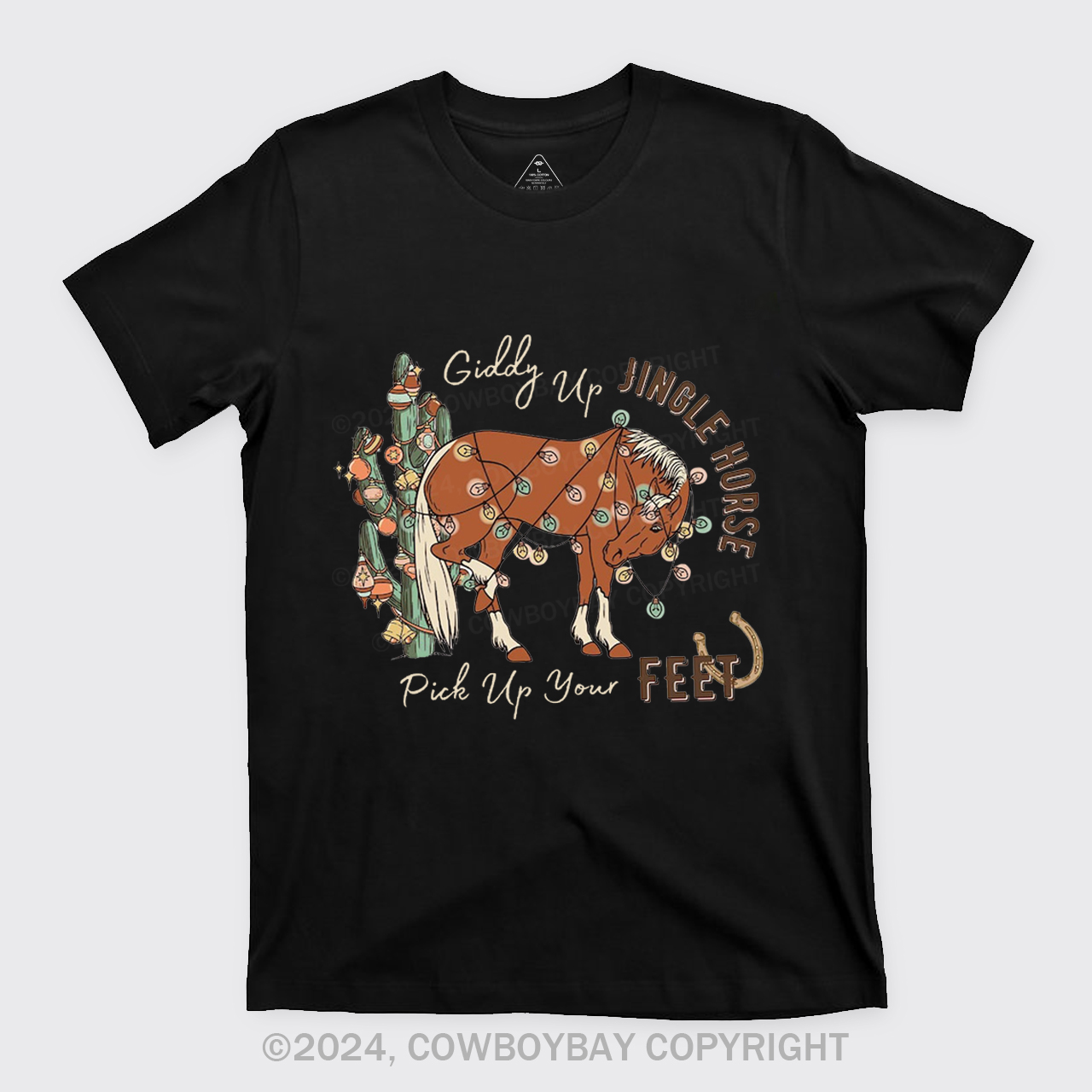Giddy Up Jingle Horse Pick Up Your Feet T-Shirts