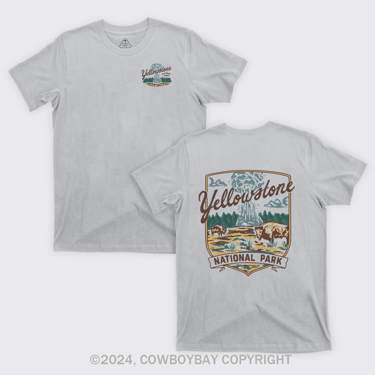 Yellowstone Vintage Illustration T-Shirts