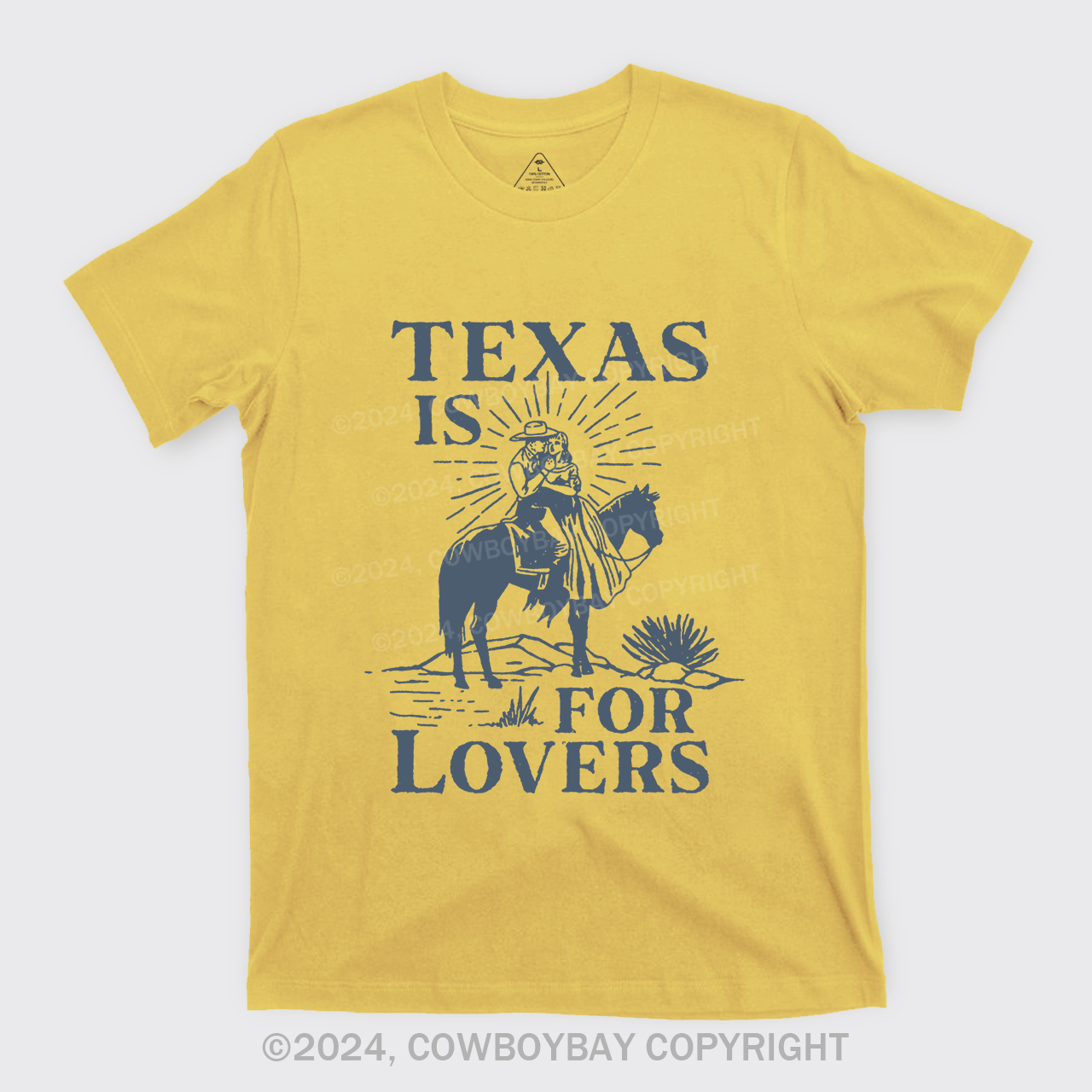 Texas Is For Lovers Giclée Fine Art T-Shirts