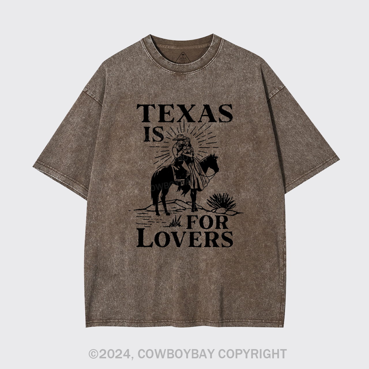 Texas Is For Lovers Giclée Fine Art Garment-dye Tees