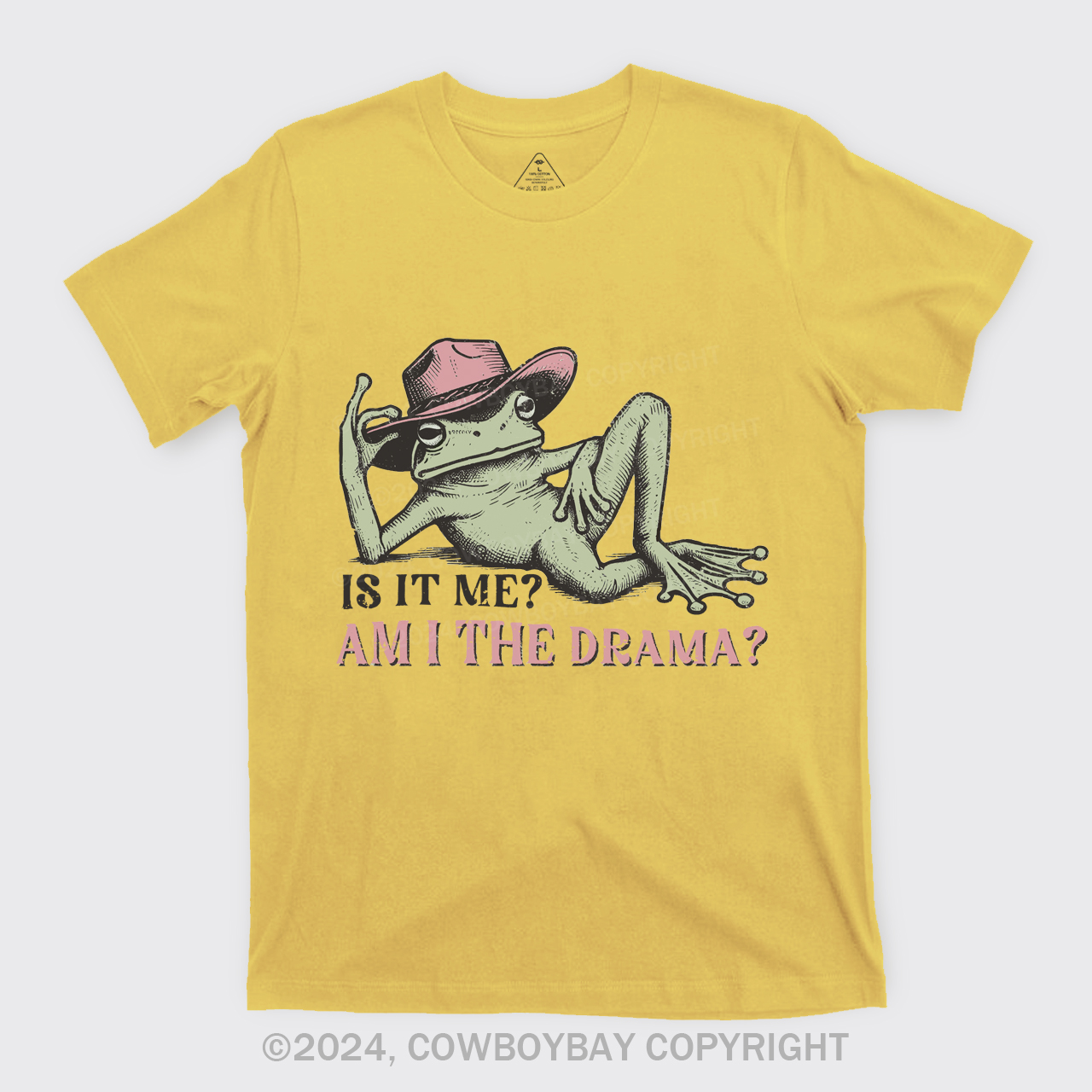 Funny Frog "Am I The Drama?" T-Shirts