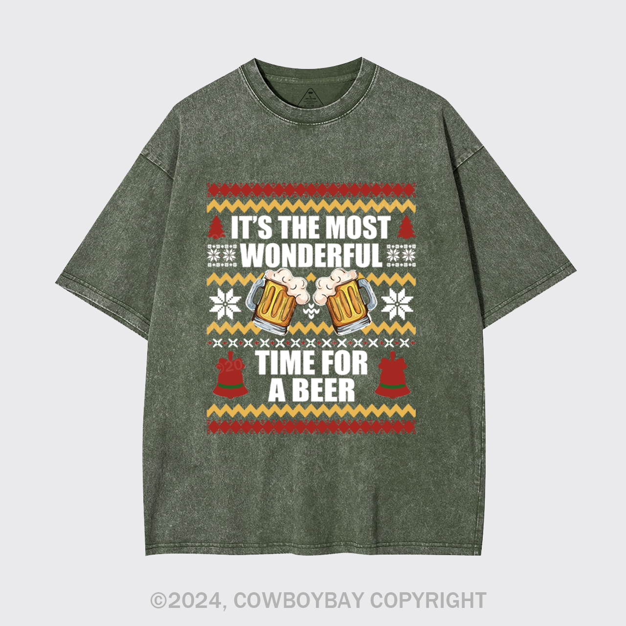 It's The Most Wonderful Time For A Beer Garment-dye Tees