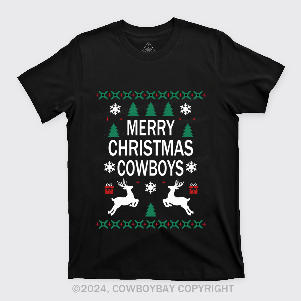 Merry Christmas Cowboys T-Shirts