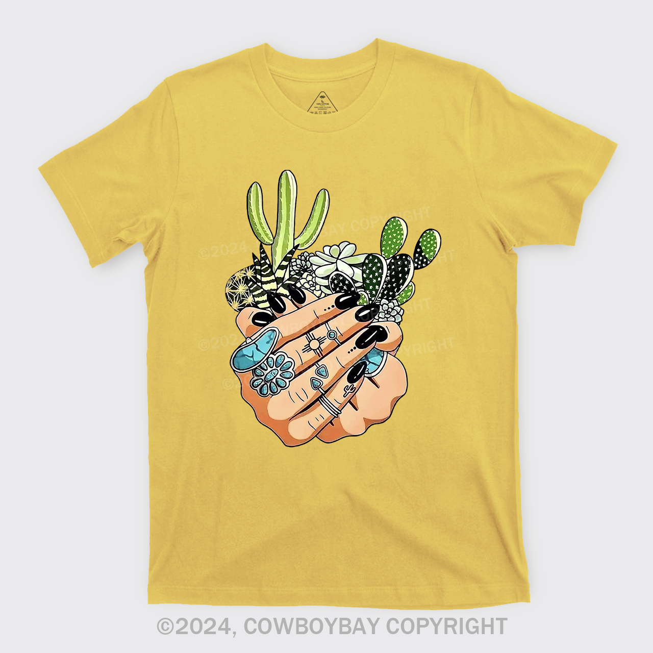 Cactus In My Palm Western Cowboy T-Shirts
