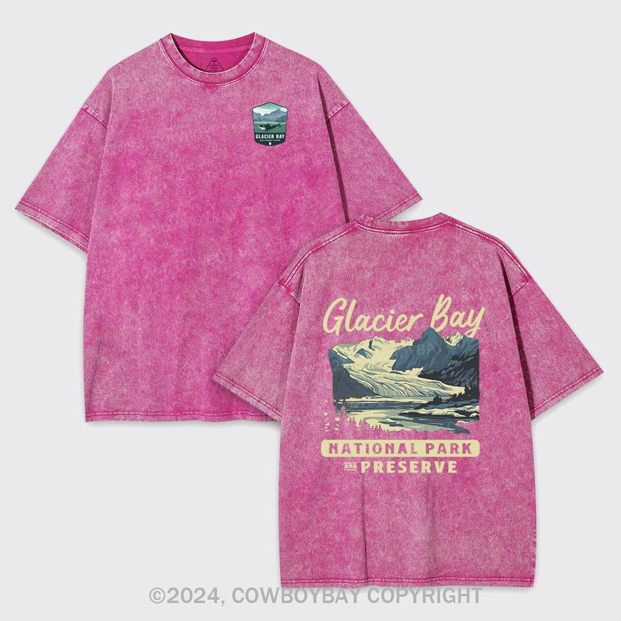 Glacier Bay National Park Garment-dye Tees