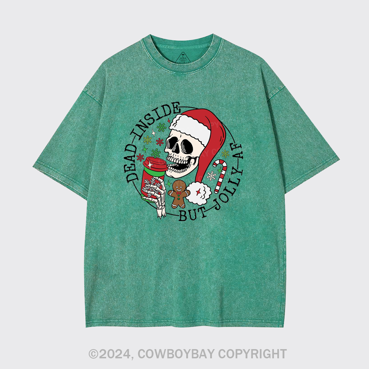 Holiday Spirit, Santa Garment-dye Tees