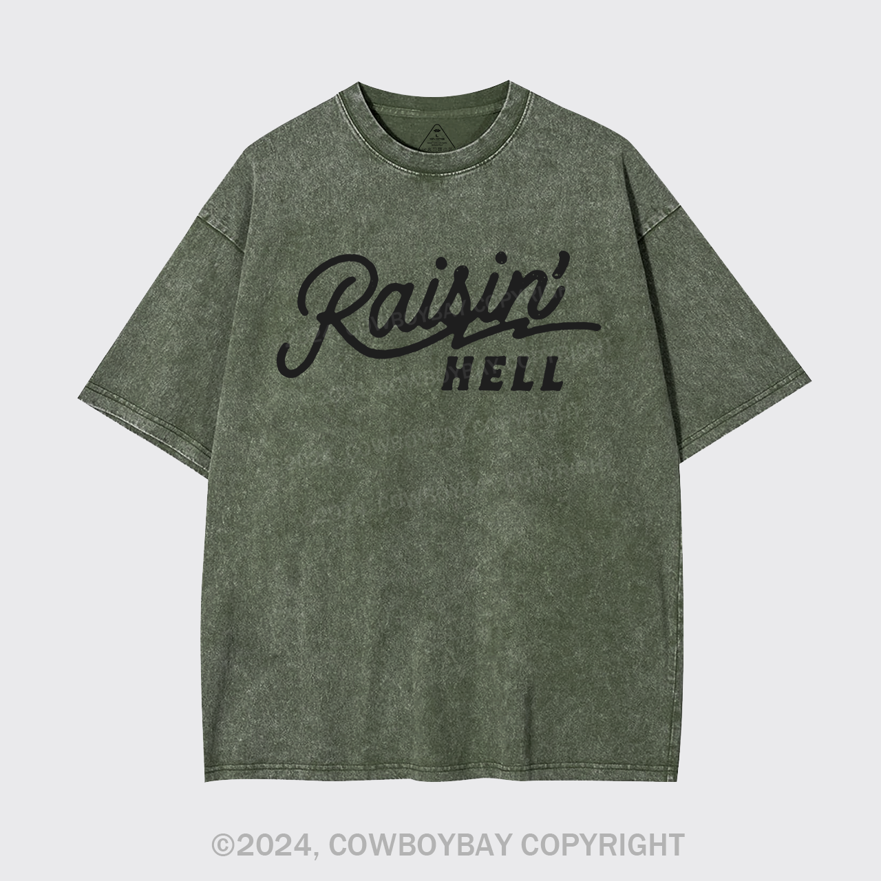 Raisin' Hell Funny & Humorous Garment-dye Tees