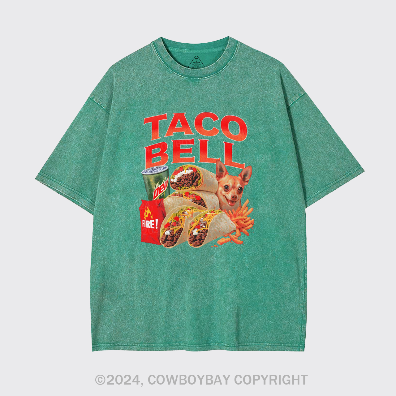 Taco Bell 90's Garment-dye Tees