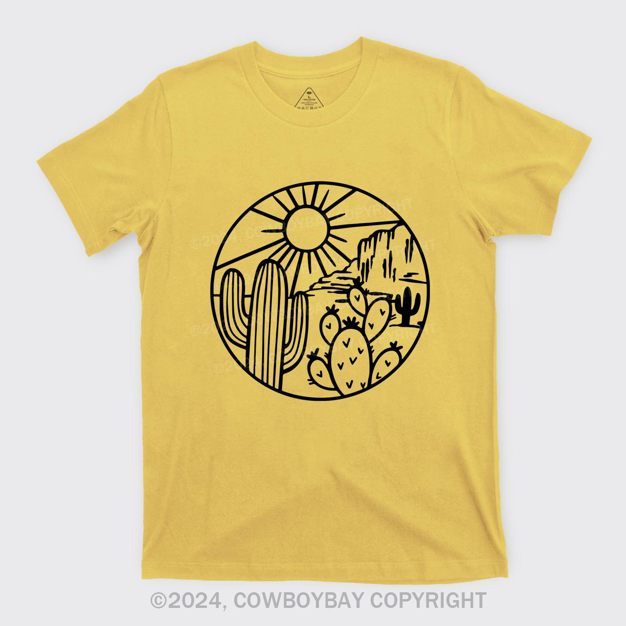Desert Cactus Adventure Cowboy T-Shirt