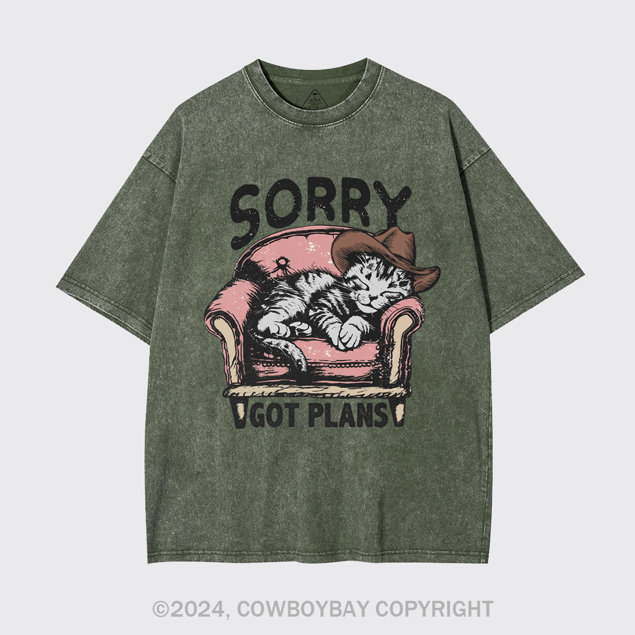 Sorry Got Plans Garment-dye Tees