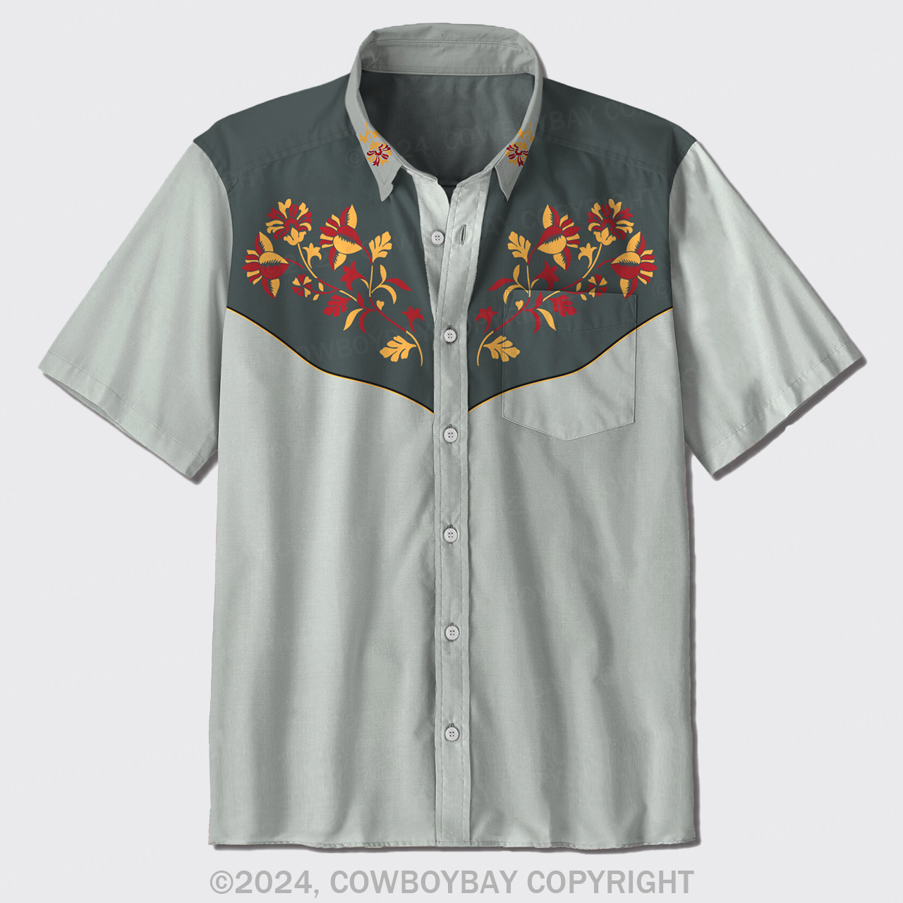West Cowboy Button Up Shirts