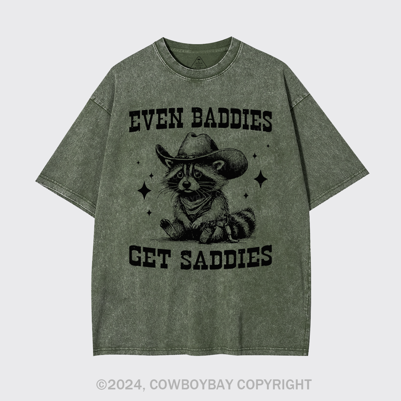 Even Baddies Get Saddies Garment-dye Tees