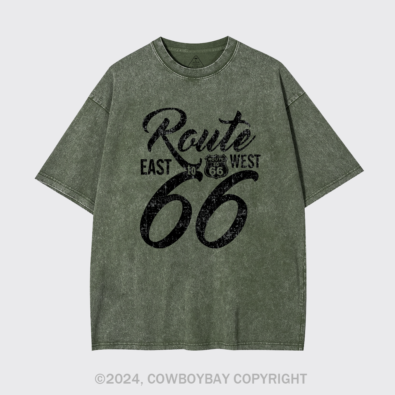 East West Route 66  Garment-dye Tees
