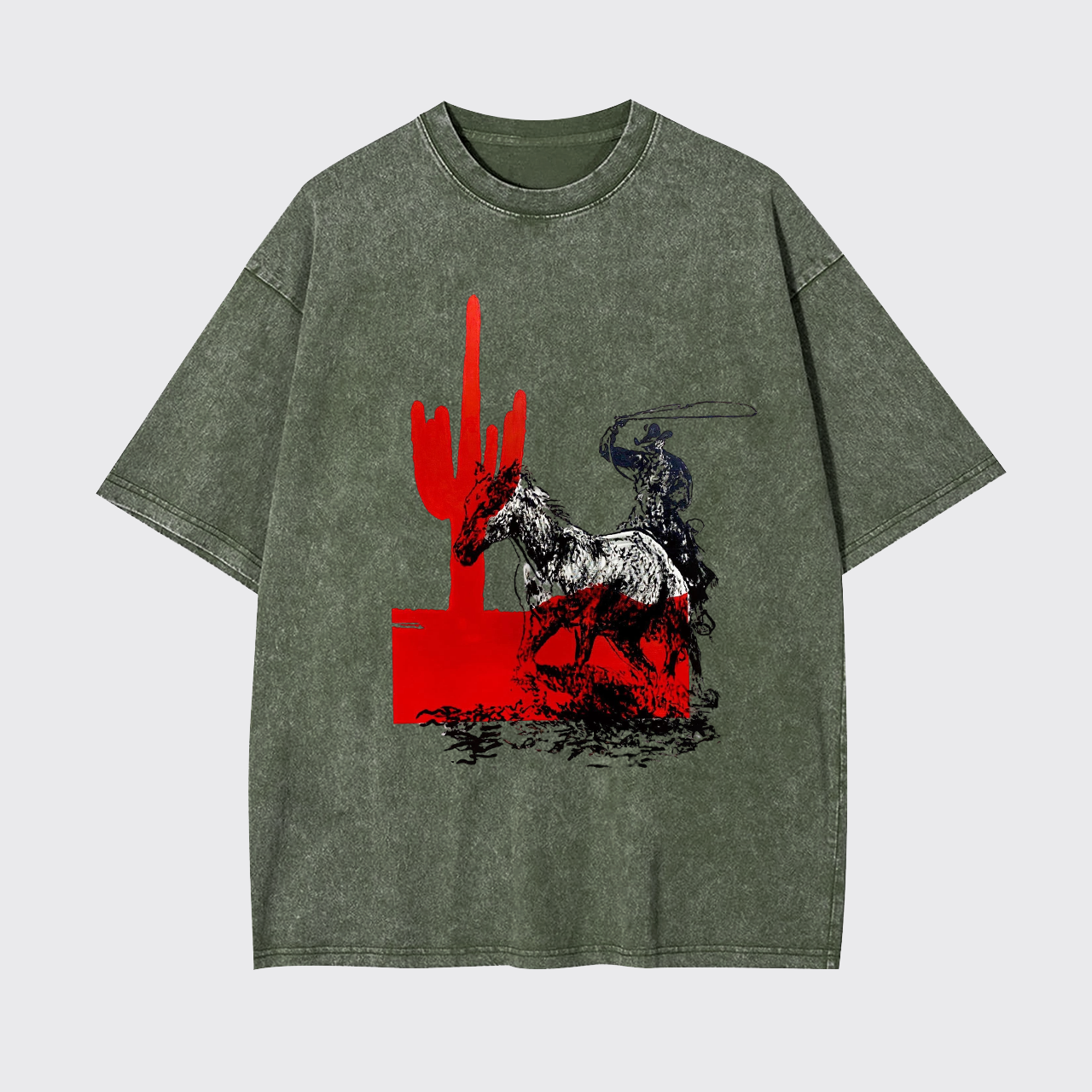 Cactus Rodeo Adventure Garment-dye Tees