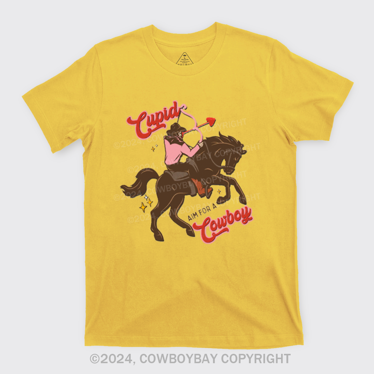 Valentine Cupid Aim For A Cowboy T-Shirts