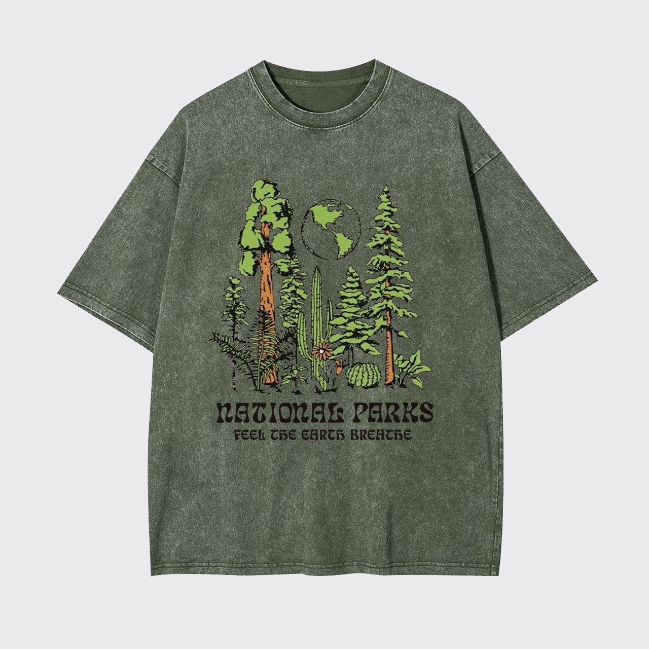 National Parks Feel the Breath Garment-dye Tees
