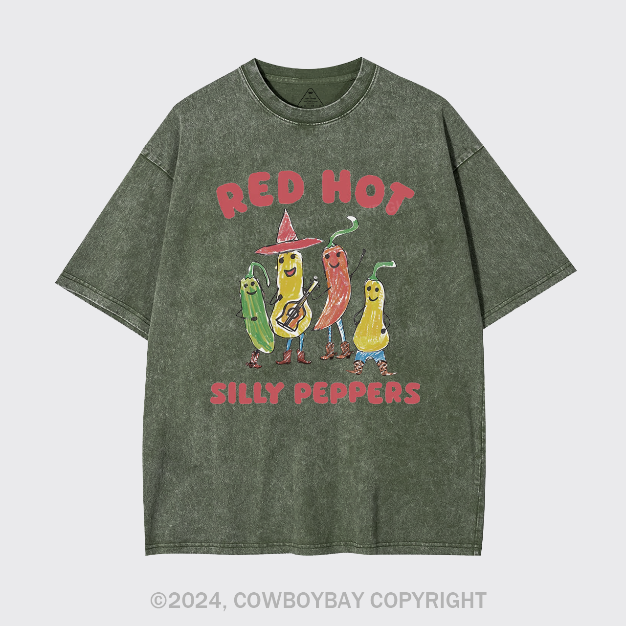 Silly Peppers Garment-dye Tees