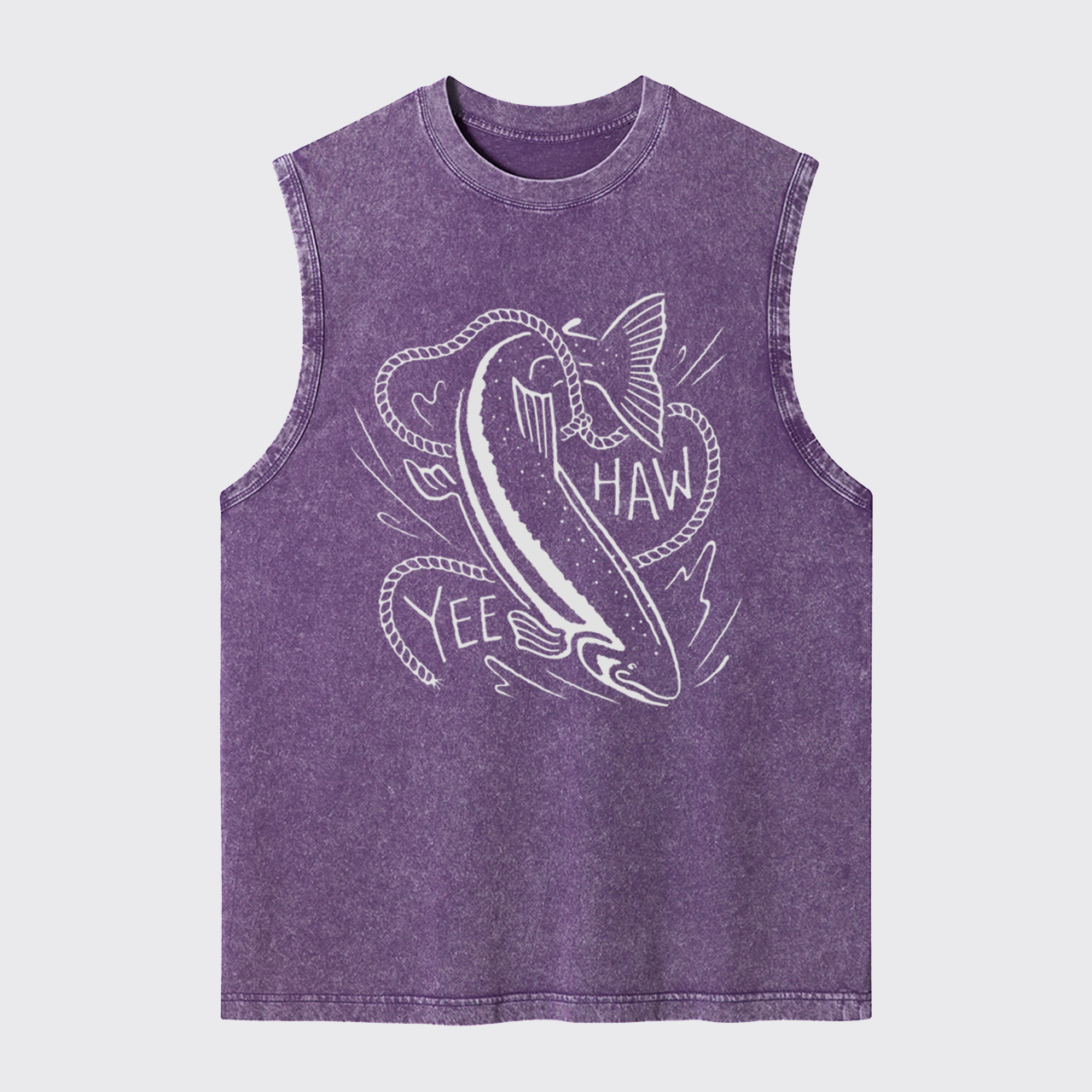 Ride the Wave Yee-Haw Washed Tanks