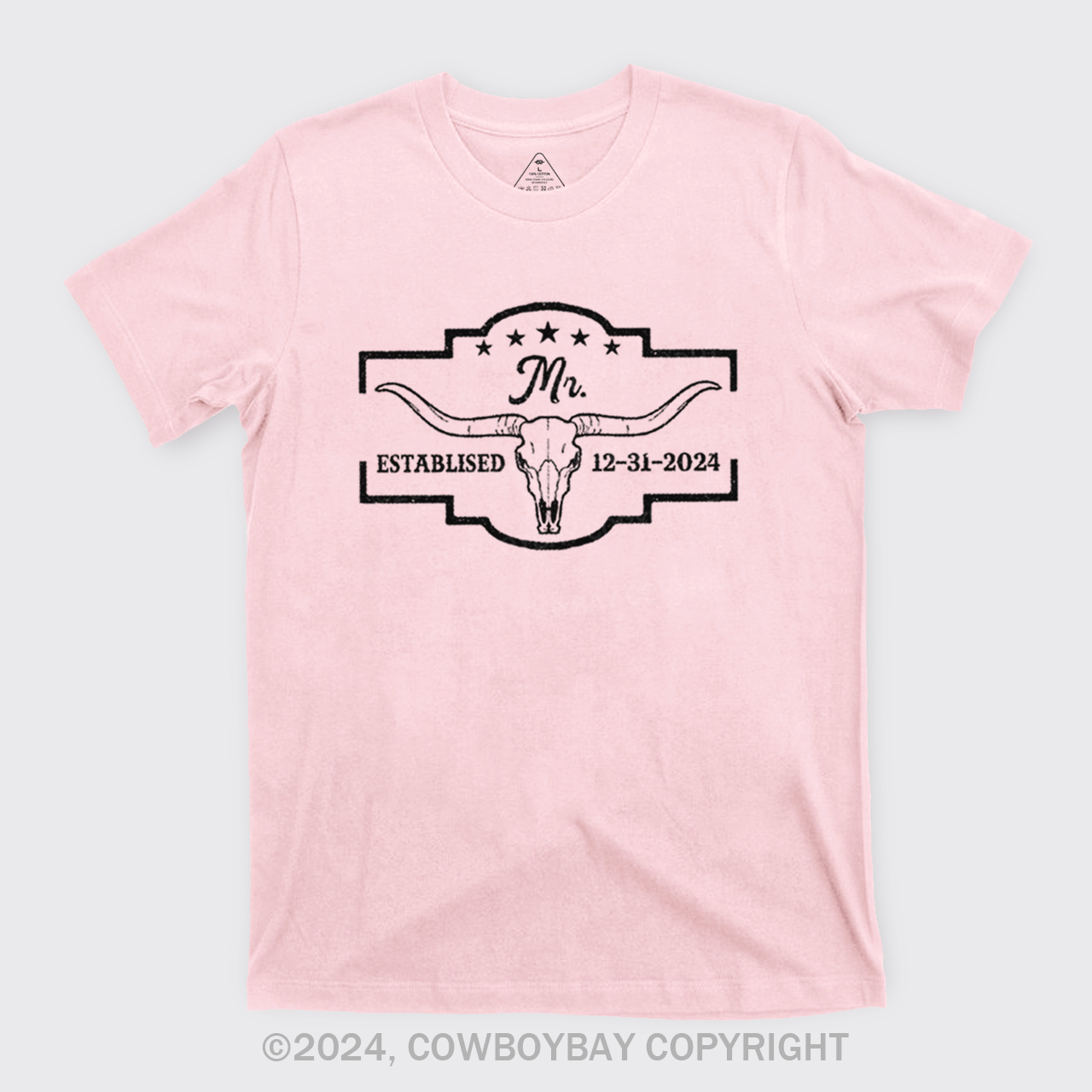 Mr and Mrs Western Couples T-Shirts