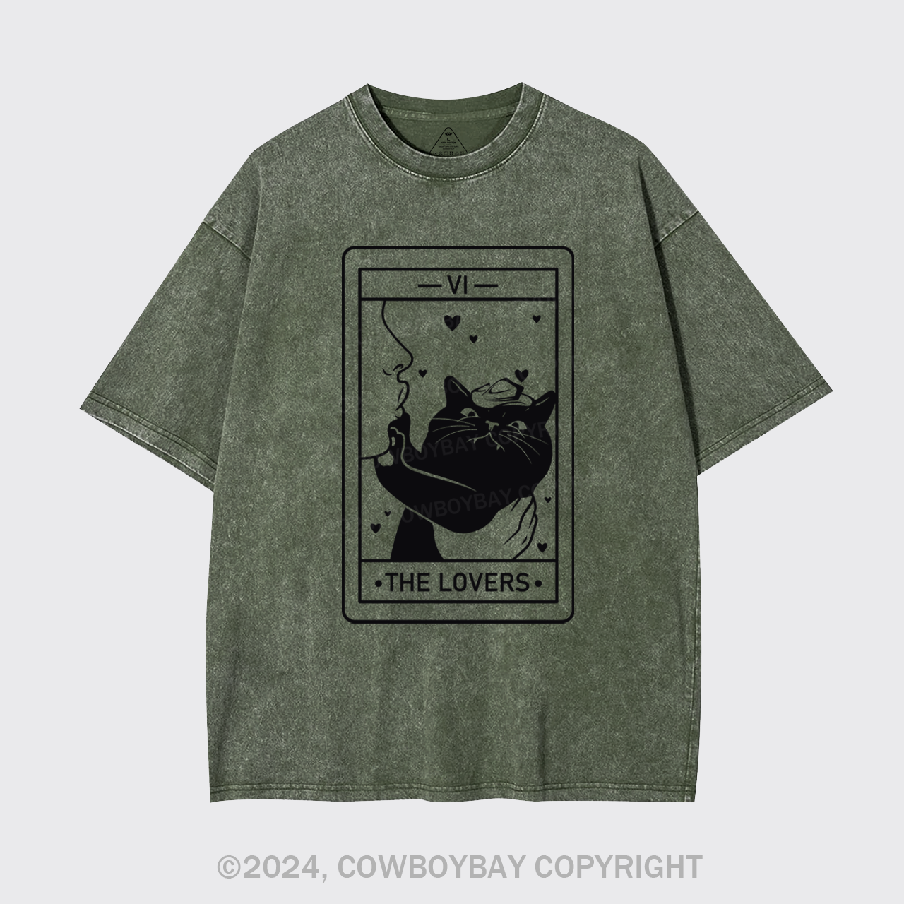 Tarot Cat Garment-dye Tees