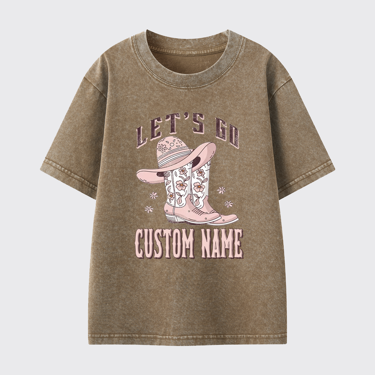 Personalized Let's Go Washed Toddler T-shirt